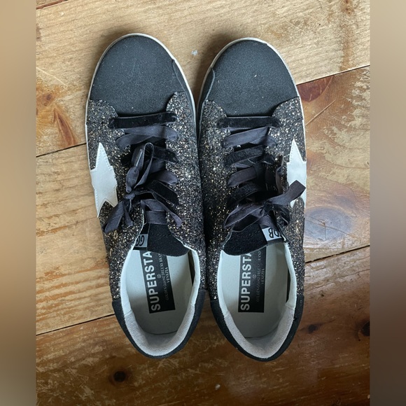 Golden Goose LVR Exclusive Super-Star glitter sneaker - Picture 1 of 6